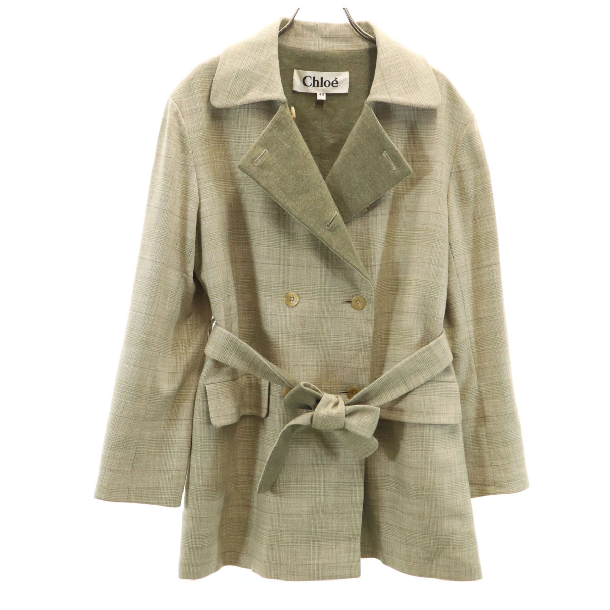 楽天市場】古着 Chloe クロエ フランス製 リネンブレンド ジャケット