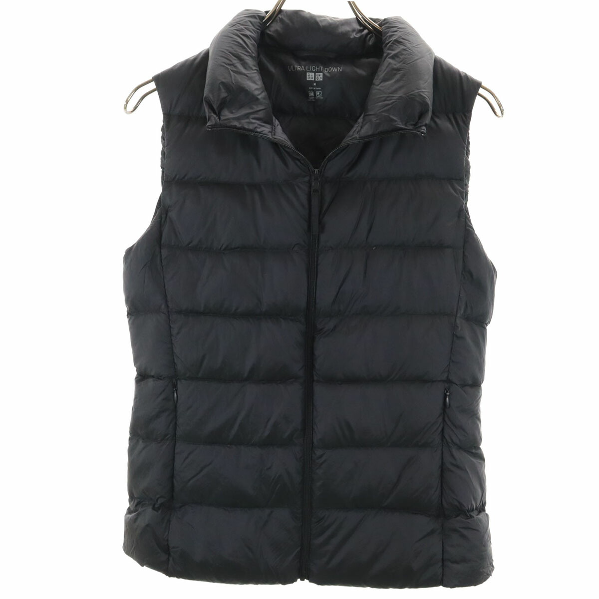 楽天市場】ユニクロ ノーカラー ダウンベスト M グレー系 UNIQLO