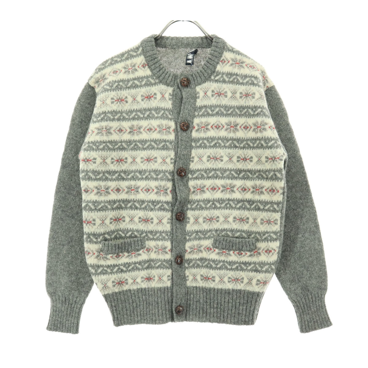 フェノメノン 2012年 日本製 長袖 Vネック ニットカーディガン 38/M