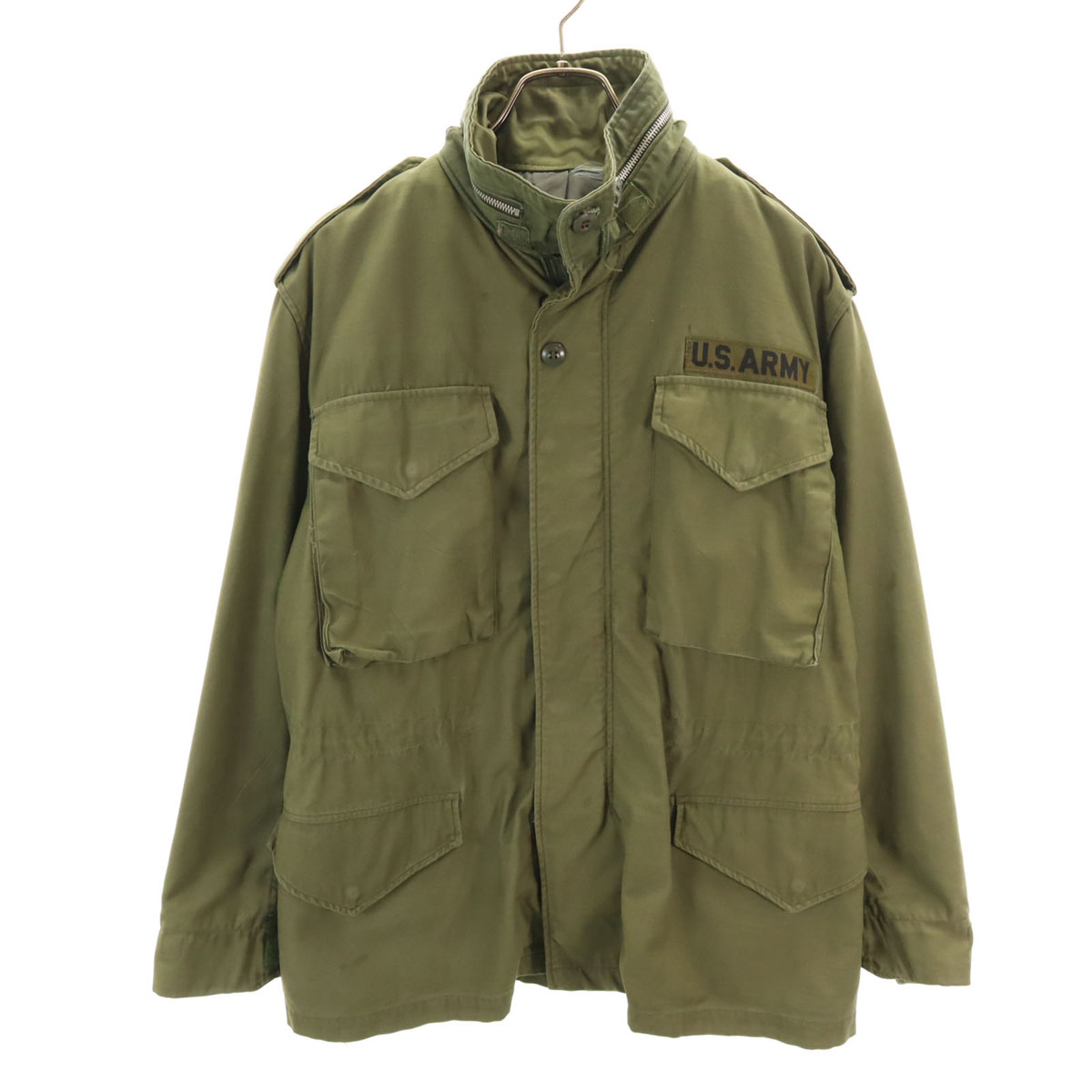 古着 US ARMY 亜米利加軍 60s ヴィンテージ M-65 ミリタリー上衣 カーキ メンズ 【中古】