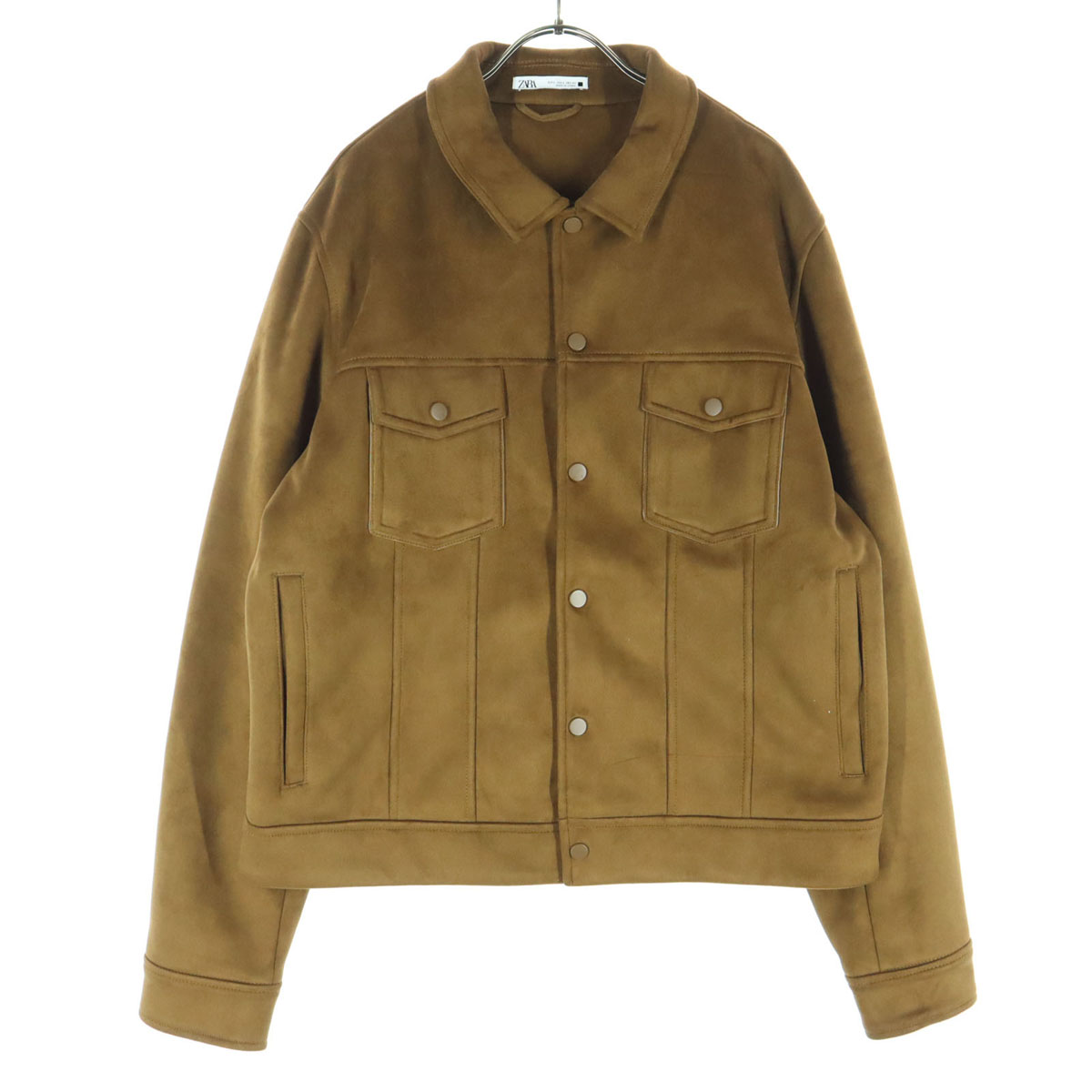 楽天市場】6118新品☆ザラ・ZARA☆革ジャン レザージャケット☆茶