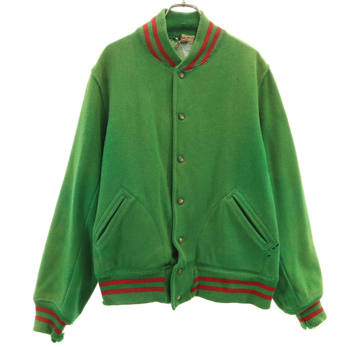 楽天市場】50s BUTWIN 襟付き ワッペン メルトンウール スタジャン