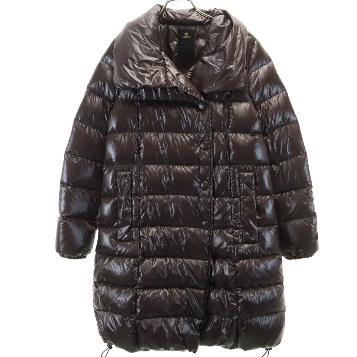 古着 TATRAS タトラス ポーランド製 ダウンコート 2 ダークブラウン レディース 【中古】 【PD】
