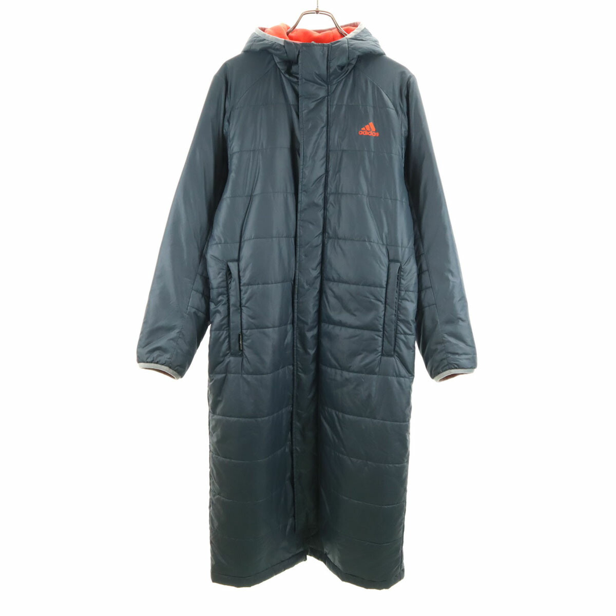 はやとわかやま 様90s adidas 中綿ベンチコート 縦ロゴ 公式 90s