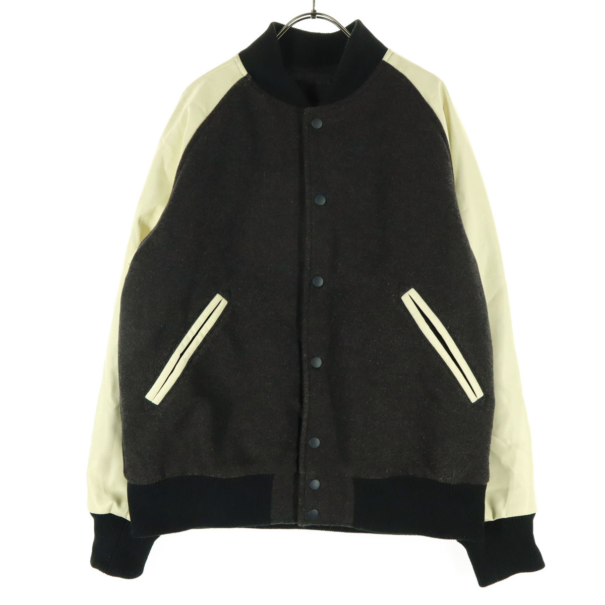 楽天市場】s□ユニクロ/UNIQLO×G.V.G.V. スタジャン/ウールJKT【L】濃