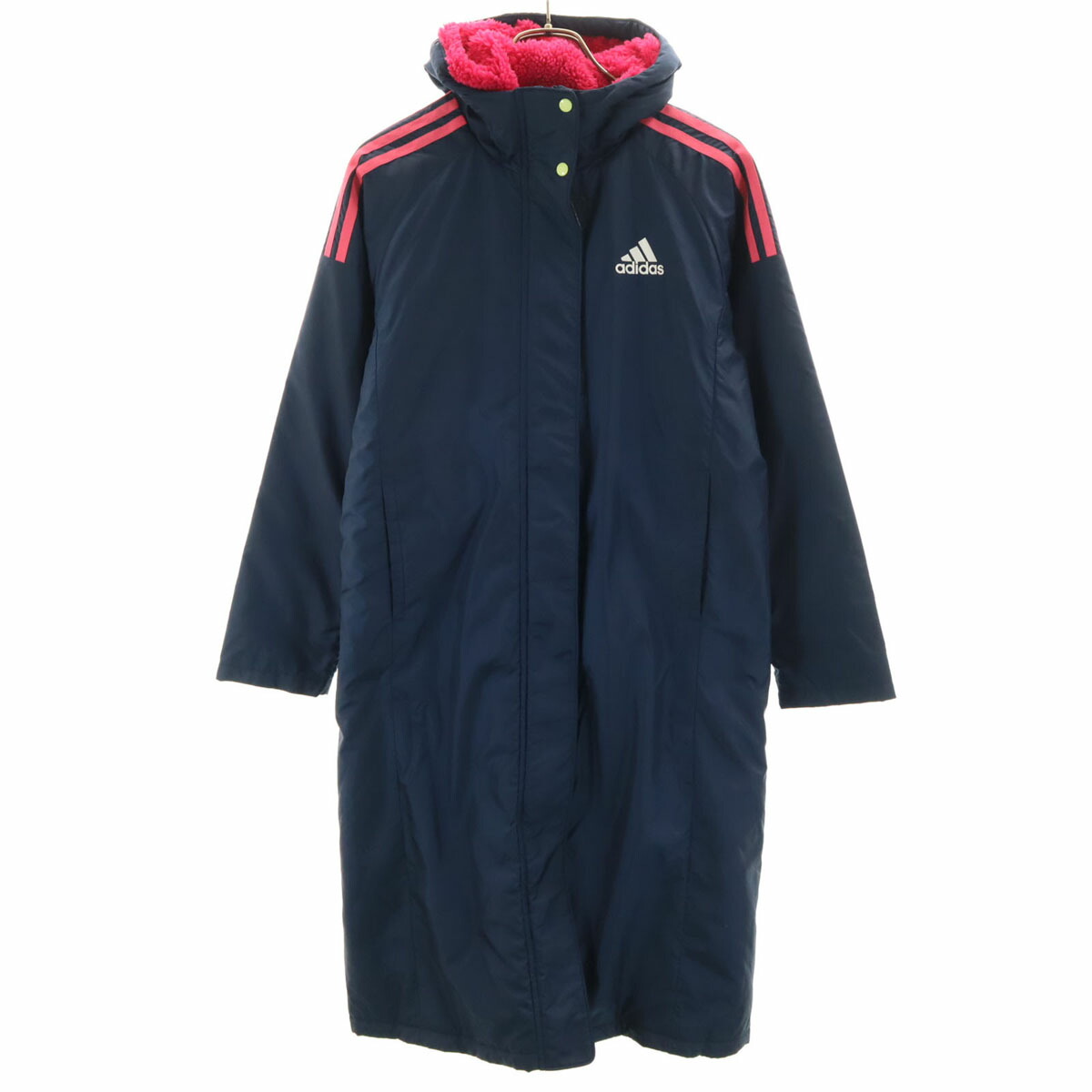楽天市場】【中古】【古着】 adidas ベンチコート M 赤 ネイビー