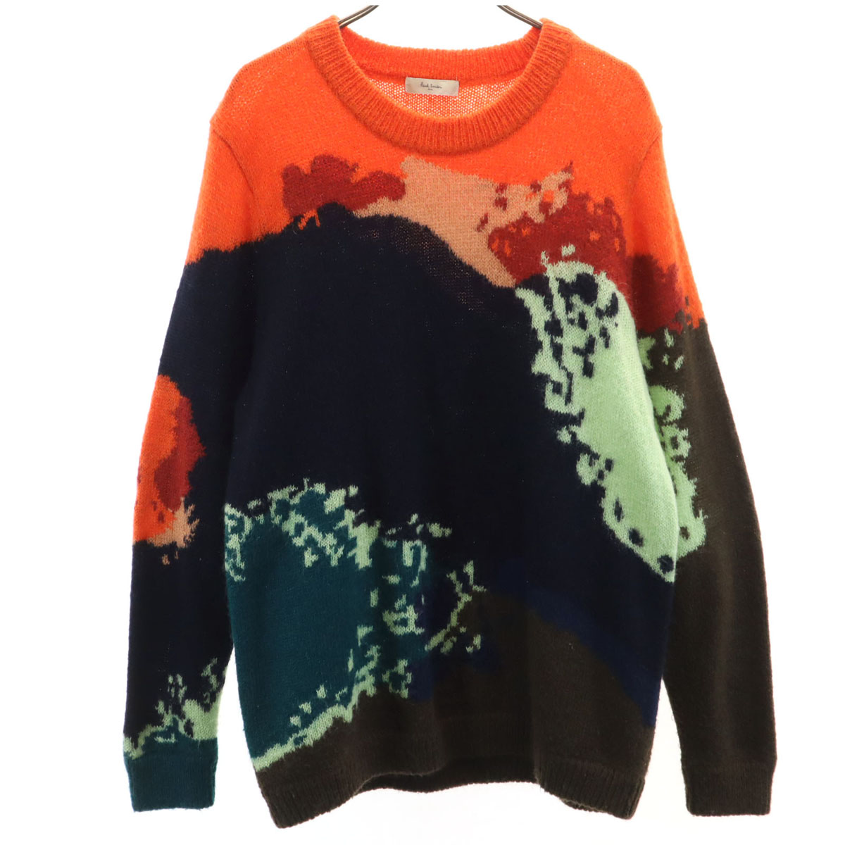 古着 Paul Smith 極点スミス モヘヤ雑ぜ合わせる 長袖 スウェーター M 米国海軍 編み物 レディース 【中古】