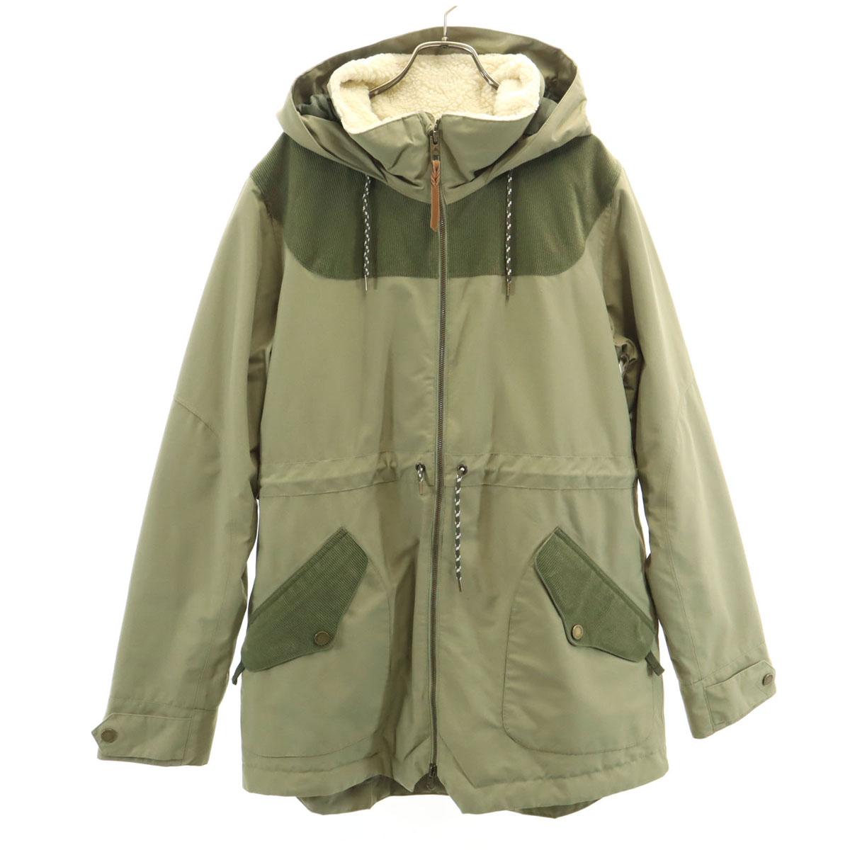 古着 BURTON バートン スキーの板 上衣 L オリーブ系 メンズ 【中古】