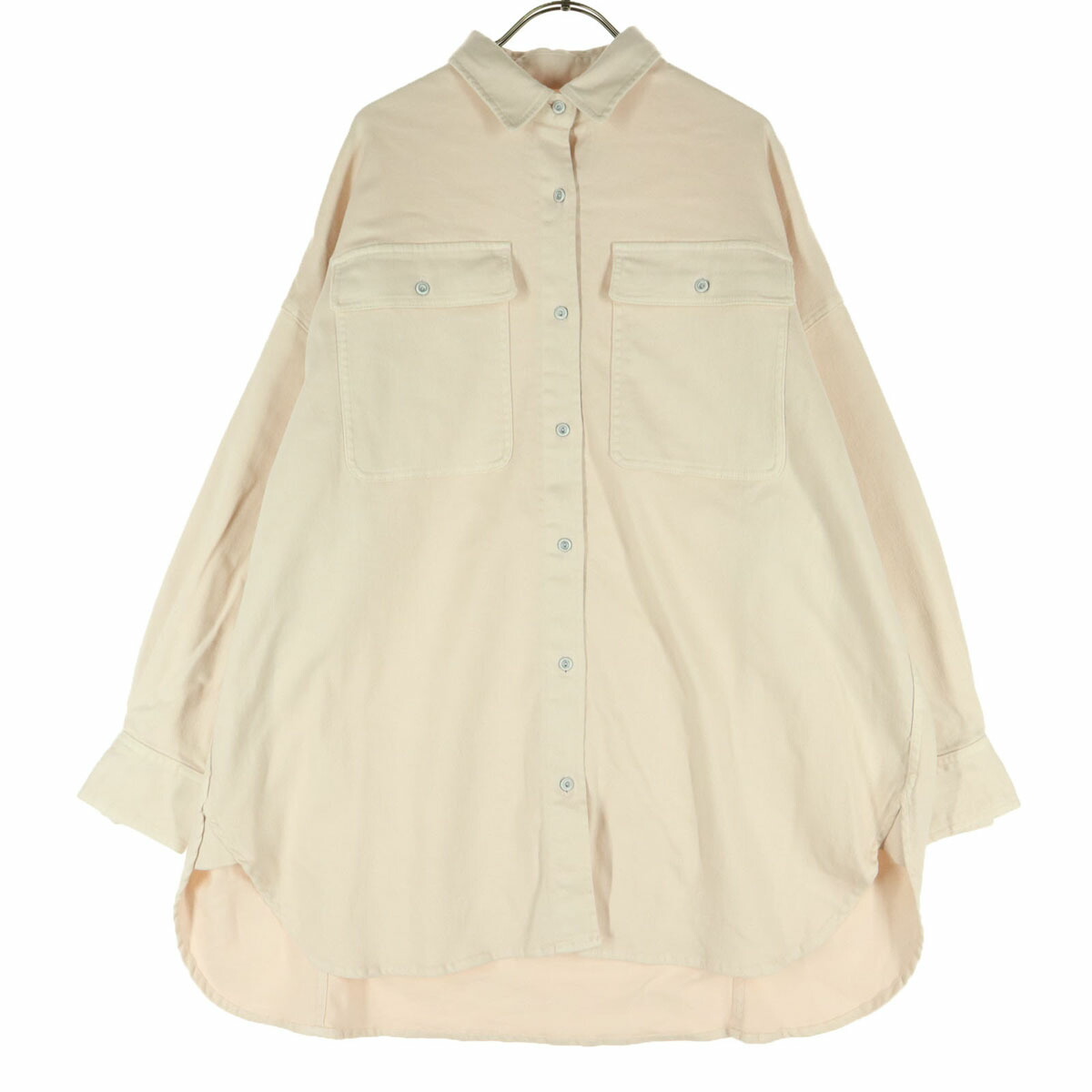 古着 Healthy Denim ヘルシーデニム 長袖 厚地の外套大きさ オックスフォードプルオーバー 1 サクラ色 レディース 【中古】