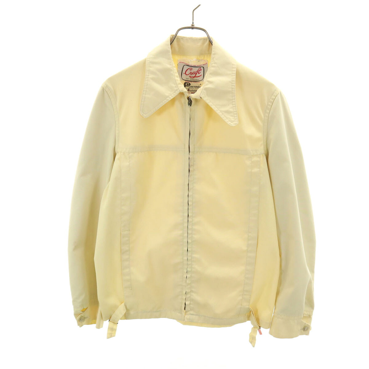 古着 CRAFT クラフト 50s 60s カナダ製 ヴィンテージ スウィングトップ ブルゾン S クリーム色 ジャケット メンズ 【中古】｜古着、USED専門百貨店BIG2nd 8,193円