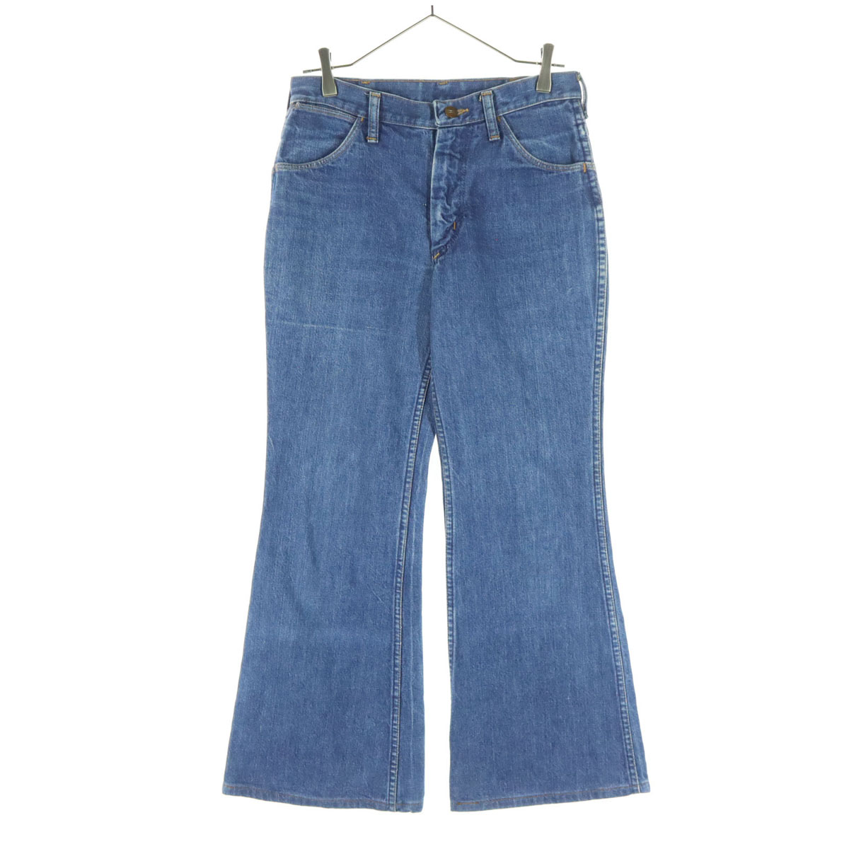 古着 MAVERICK マーベリック 70s ヴィンテージ フレアデニムパンツ 30 青み系 レディース 【中古】