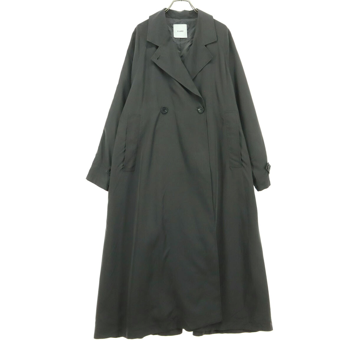 古着 美品 CLANE クラネ 長袖 ロングコート 1 グレー レディース 【中古】｜古着、USED専門百貨店BIG2nd