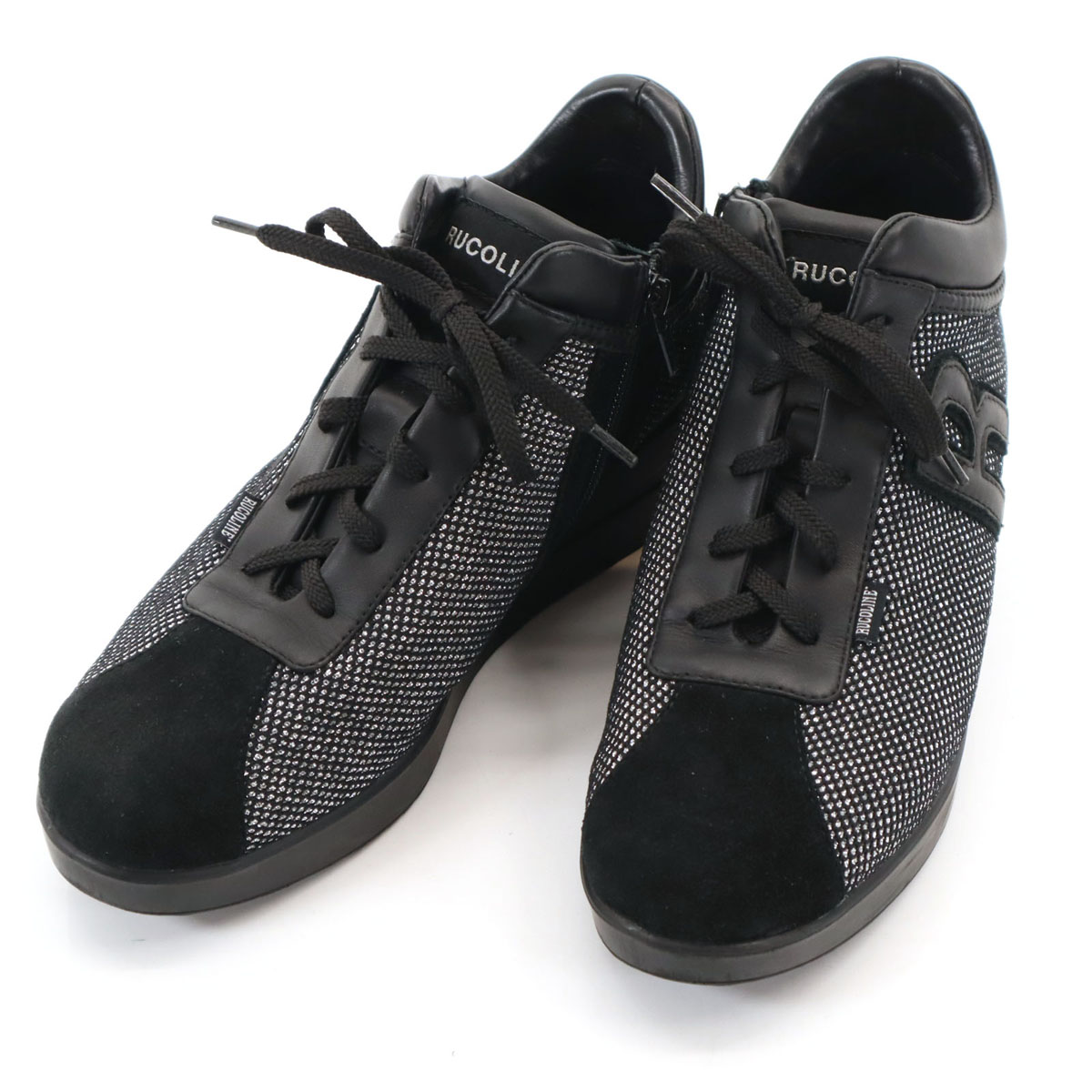 古着 agile by RUCOLINE アージレバイルコライン スニーカー 38 ブラック レディース 【中古】|古着、USED専門百貨店BIG2nd