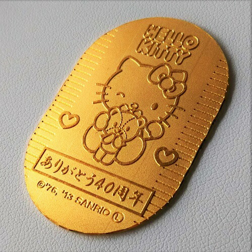 おしゃれ人気 24金 ハローキティー 純金小判 15ｇ はろうきてぃ 40周年 記念 小判 招き猫 ねこ Kitty 送料無料 箱付き 最新モデルが入荷 Lanmexx Com
