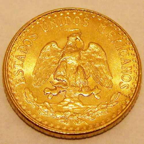 楽天市場 金コイン メキシコ2ペソ金貨 1945年刻印 メキシコ合衆国発行 金貨と銀貨 純金アクセの Space
