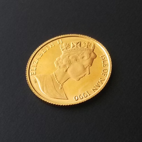 【楽天市場】金貨 マン島 エンジェル金貨 1/20オンス 1990年 ISLE OF MAN ゴールドコイン K22 天使 お守りコイン 神の