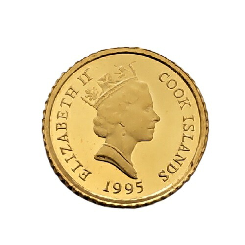 24金 イルカ金貨 30オンス ゴールドコイン マザーズラブ クック諸島 1995年製 額面4ドル 純金コイン いるか ウェルカムゴールド 純金1ｇ  貨幣