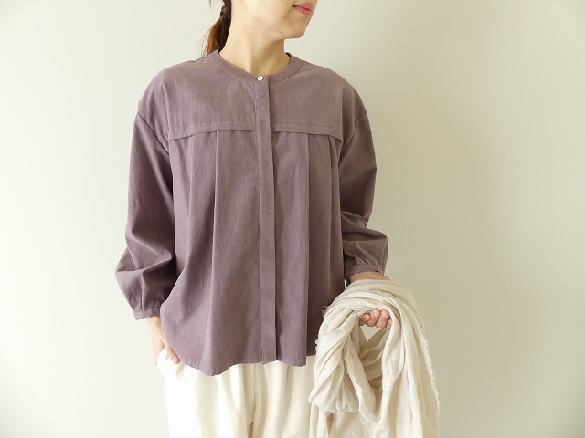 楽天市場 Off Sale L Atelier Du Savon アトリエドゥサボン コーデュロイノーカラーブラウス 73 01 Bl 006 2 セール商品の為 送料無料サービス対象外 ｓｐａｃｅ ｍｏｏ Web