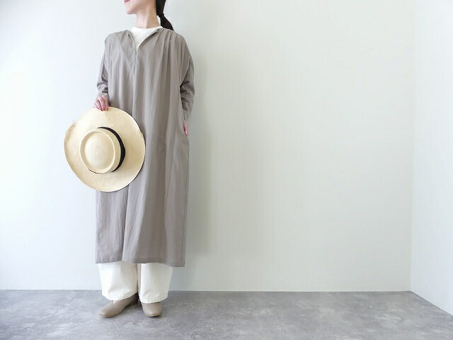 【SALE】【SALE】evam eva(エヴァムエヴァ) cotton tuck one-piece(E251T074)|SPACE MOO Web