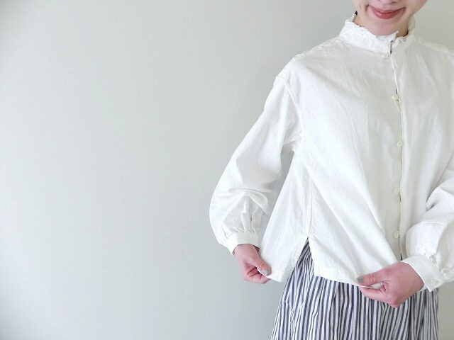 Ordinary Fits(オーディナリーフィッツ) カディコットン CHAO ブラウス(SH004-125) Ordinary Fits(オーディナリーフィッツ) カディコットン CHAO