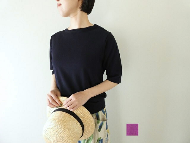 homspun(ホームスパン) ソフトコンパクトヤーン半袖ティーシャツ(251-7840)