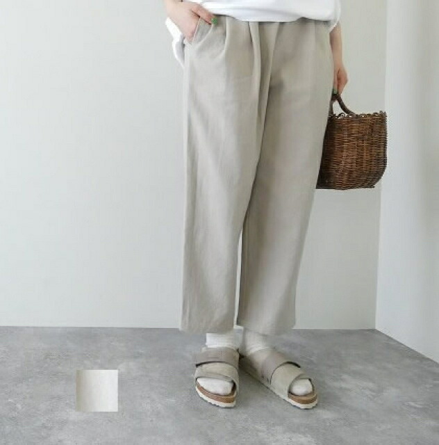evam eva(エヴァムエヴァ) cropped pants(E002T081)|SPACE MOO Web