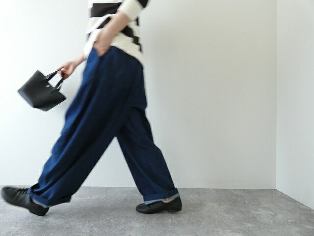 mizuiro ind(ミズイロインド) デニムタックワイドパンツ(3-260068)