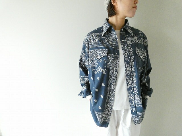 楽天市場】KAPITAL kapital ソフトリネン 開襟BIGシャツ EK-1433