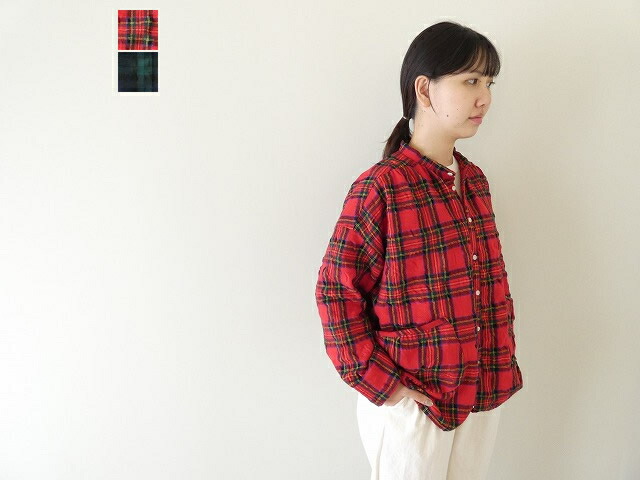 晴れ堂(かいせいどう) タータンフォーエバー 照明ランプ背タックティーシャツ(53S-27)