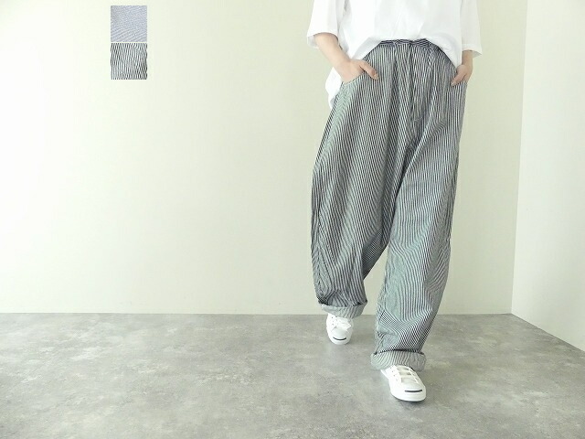NARU 先染ヒッコリーノッポパンツ(654810)