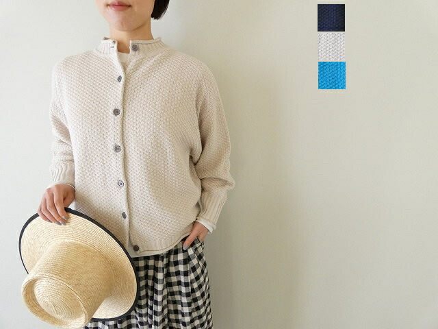 mao made(マオメイド) かのこ編み2WAYドルマンスリーブジレー(611106)