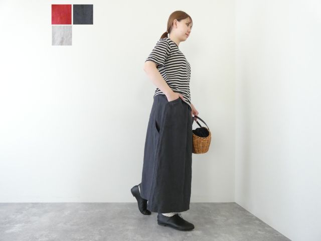 Sarahwear(サラウェア) Plain Linen Painter Skirt(C21874)