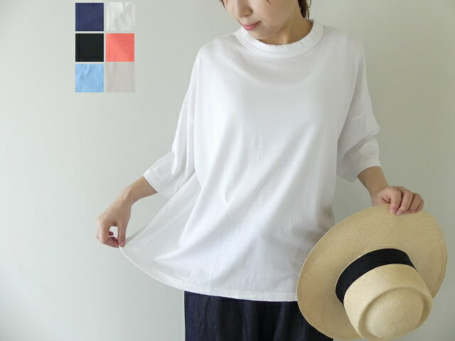 homspun(ホームスパン) 6分袖BIG ティーシャツ(6365)
