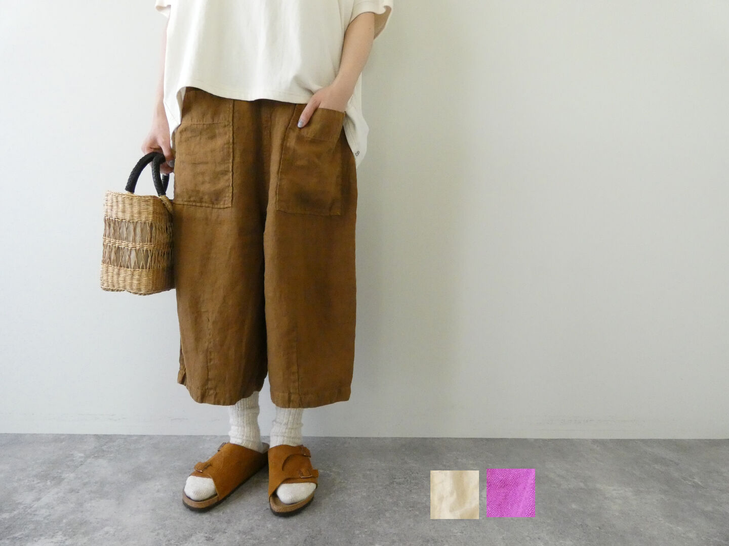 tumugu(ツムグ) ソリトリネン8分丈ズボン下(結核症23245)