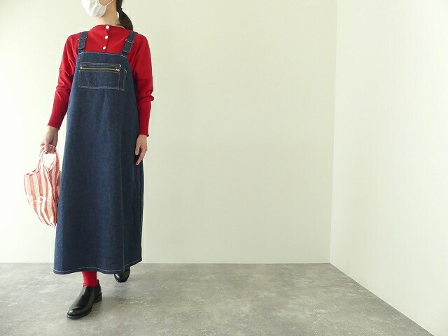 DANTON(ダントン) OVERALLS SKIRT(DT-F0009KDM)