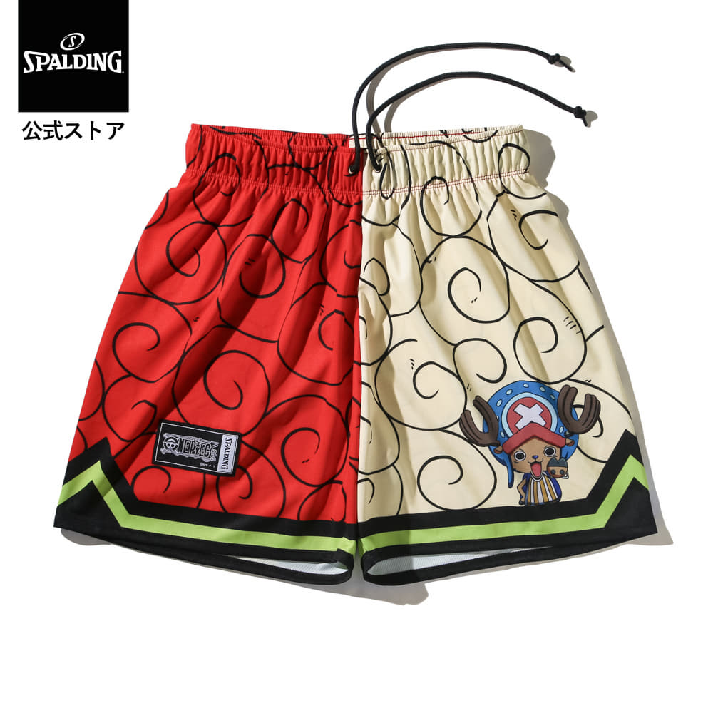 【公式】ジャージーショーツ ONE PIECEヒトヒトの実 SMP25109P 【1カラー展開】 SPALDING スポルディング バスケットボール バスケ ウェア 練習着 メンズ レディース 男性 女性
