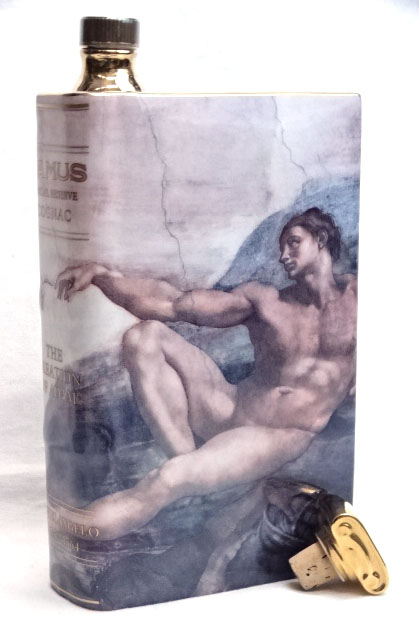 年末のプロモーション Special Camus 700ml 40度 ミケランジェロ アダム ブック カミュ Reserve Michelangelo Adam Of Creation The Cognac コニャック