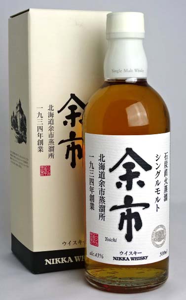【楽天市場】【東京都在住限定】【生産終了】 ニッカ 余市 シングルモルト ウイスキー 500ml 43度 箱付き NIKKA Japanese Whisky A00995：VIOLET