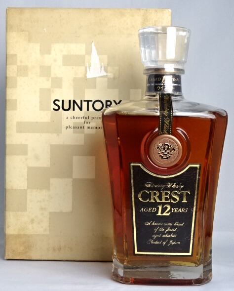 新品☆サントリー ウイスキー SUNTORY CREST クレスト 12年 古酒+