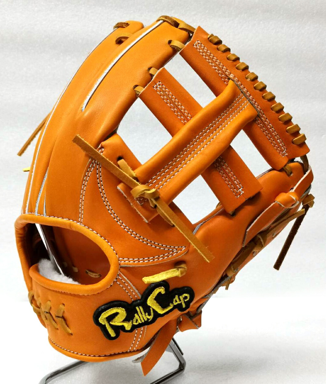 プロ仕様 硬式用グラブ Rally 内野手用 Cap オレンジ クロスウェブ 日本製 プロ仕様 Rally 高校野球対応可スポーツ アウトドア 高校野球対応可 Violet 内野手用 Rcst01wo 野球専門店rally Cap ラリーキャップ