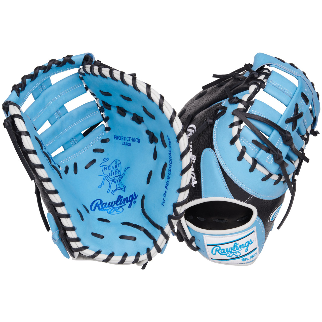 【日本未発売】【Rawlings(ローリングス)】硬式用一塁手グローヴ DCT Pattern 13 inch PRORDCT-10CB ■ Heart of Hide 一塁手手用 右投用