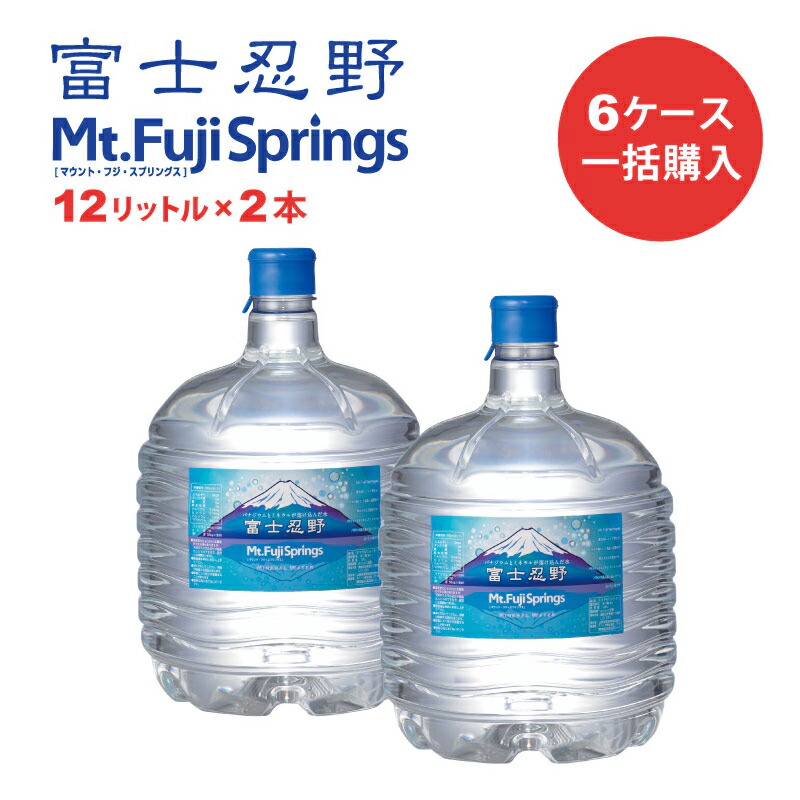 イワタニ 富士の天然水ウォーターサーバー 11.6リットル天然水2パックセット イワタニ 富士の天然水ウォーターサーバー 11.6リットル天然水2パック