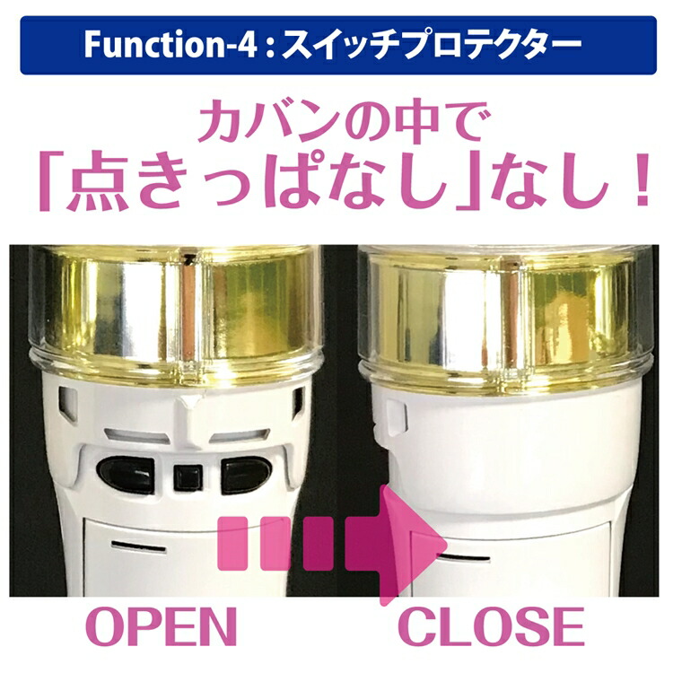 SParKING-RGBWY(スパーキング)キラキラスティックWL30色5LED(RGBWY)搭載超高輝度単4電池式-WHITE(SParkON)