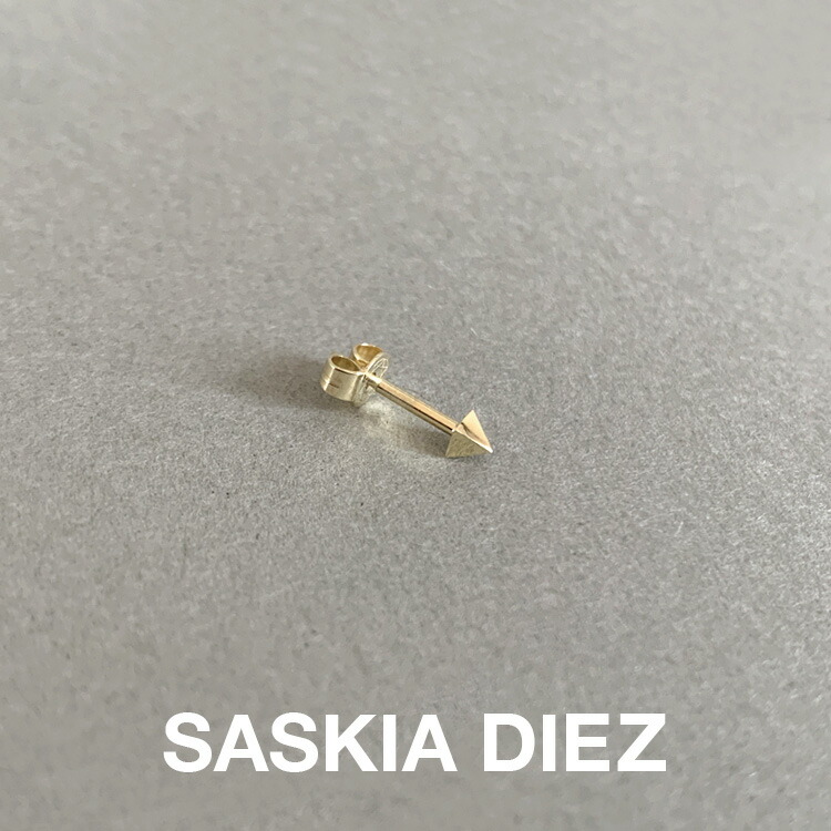 SASKIA DIEZ 片耳ピアス 0070423-0000920 SASKIA DIEZ サスキア ディツ】【スパークリングイヤリング