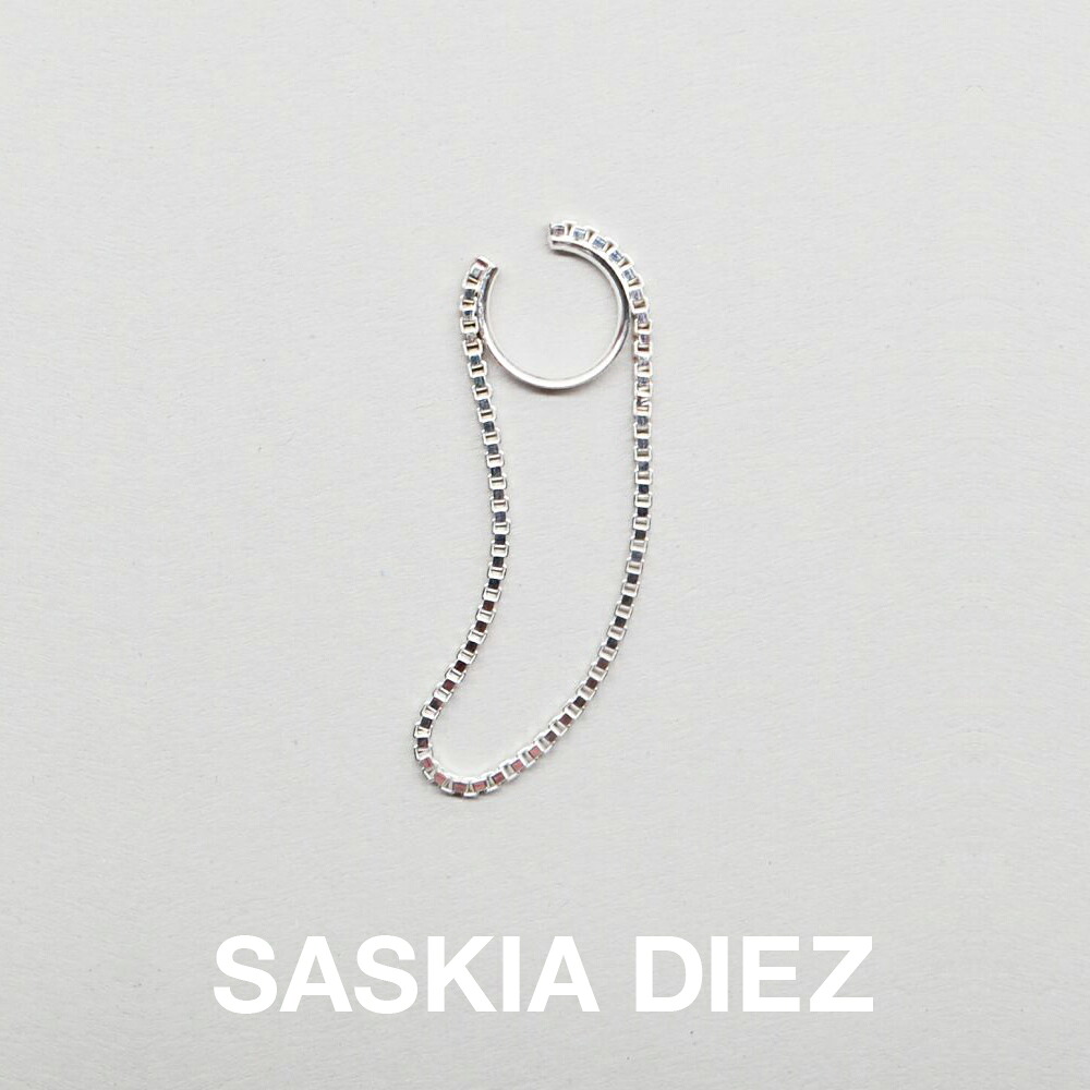 SASKIA DIEZ サスキアディツ FRINGE EARCUFFS No1 45mm フリンジ イヤーカフ レディース メンズ 片耳用 ロング
