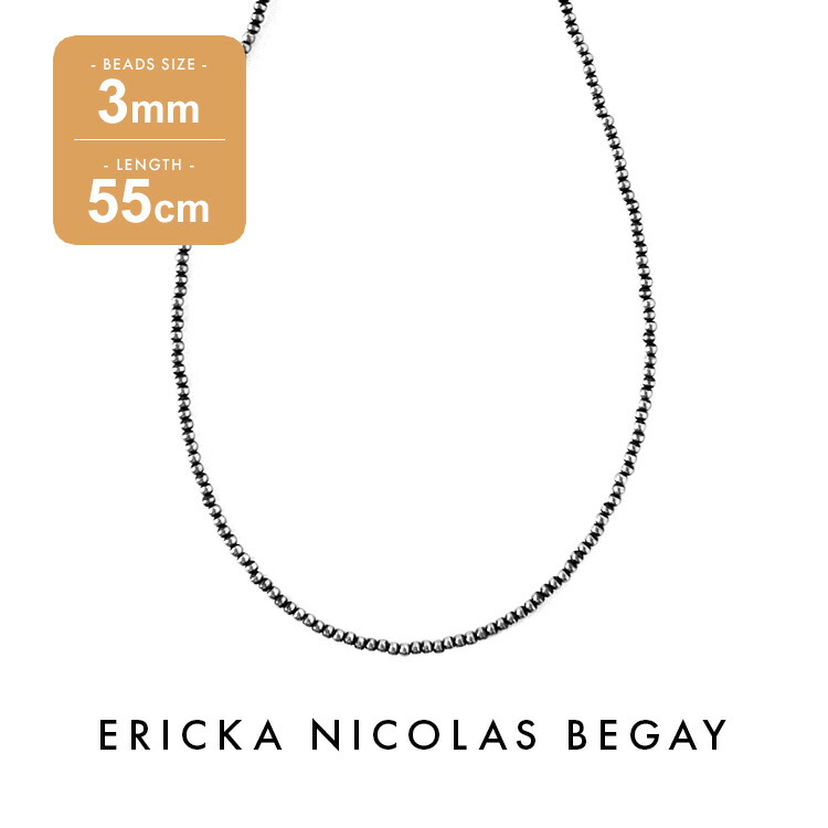 ERICKA NICOLAS BEGAY【4mm/50cm Shiny navajo pear