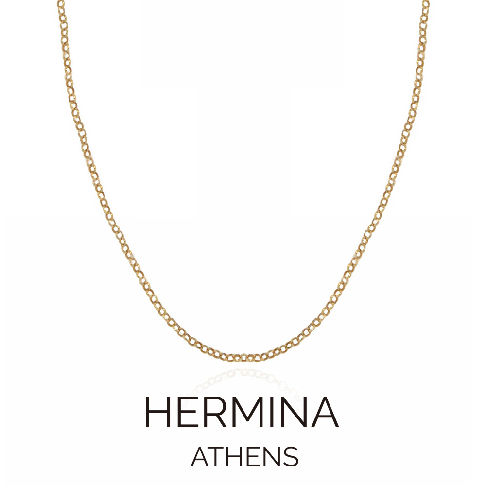 【楽天市場】HERMINA ATHENS ヘルミーナ アセン STYLELOVE CHAIN スタイルラブ チェーン ネックレス ゴールド 50cm  ギリシャ つけっぱなし つけ替え : Sparkle 楽天市場店