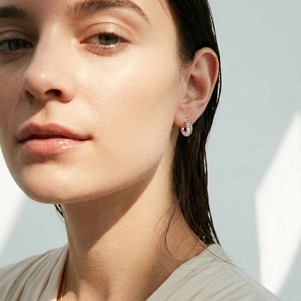 ORNER オルネー ゴシック ピラミッド スタッド シルバー フープ ピアス Gothic 203Z Silver Earrings 16,030円