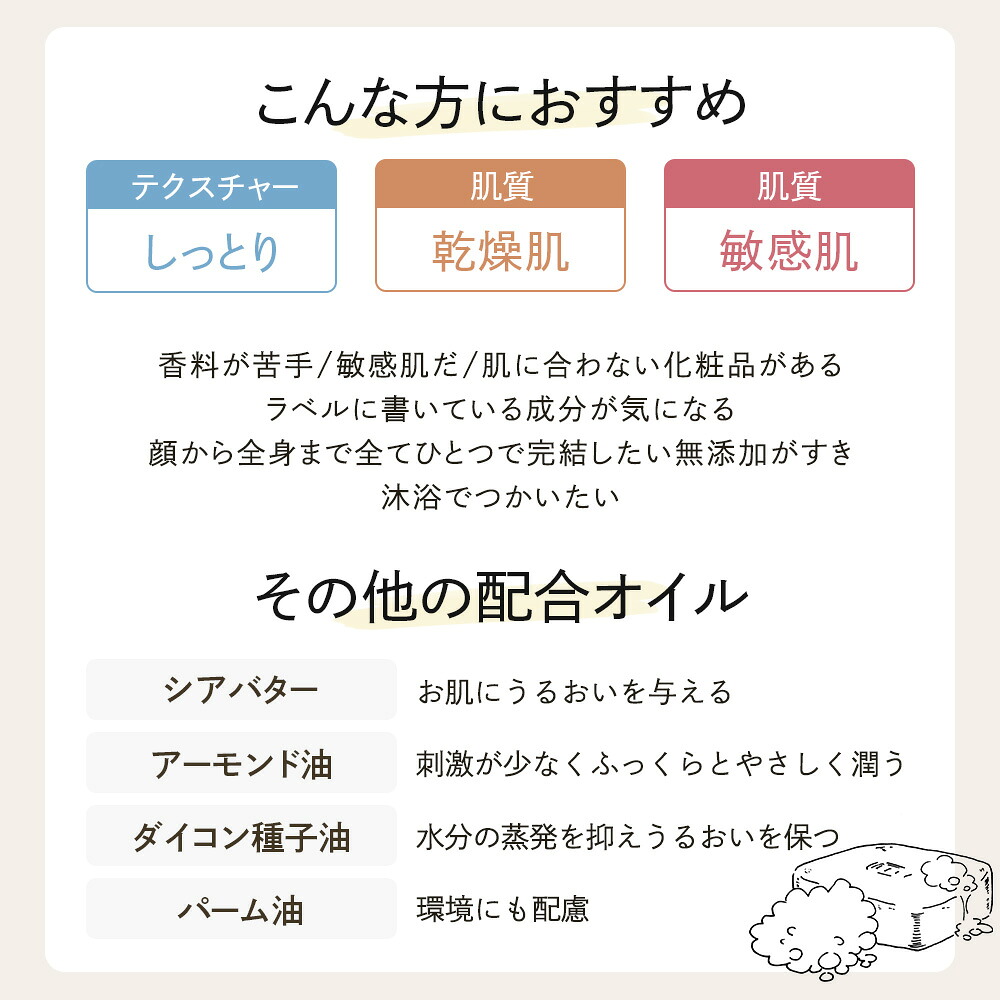 【オリーブ&バター】 無添加石鹸 洗顔石鹸 自然素材石けん 手作り石鹸 コールドプロセス ボディーソープ オリーブ油 シアバター オーガニックパーム油 無香料 無着色 保湿 敏感肌 年齢肌 男性 女性 子供 ベビー