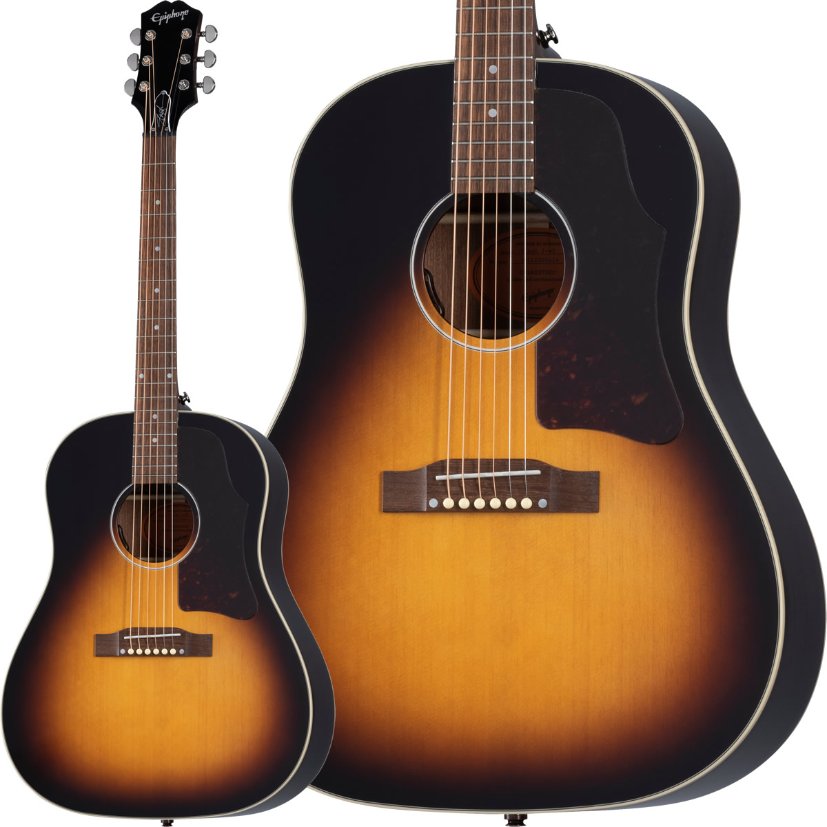 【美品】エピフォン Epiphone GIBSON ギブソン 限定 エレアコ 楽天市場】Epiphone Inspired by Gibson J-200 (Aged Vintage